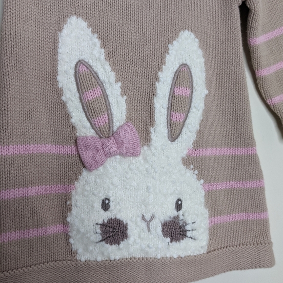 Cynthia Rowley Bunny Easter Knit Sweater Dress 3-6m - Picture 3 of 4